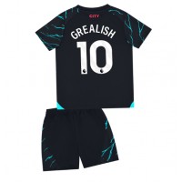 Dětský Fotbalový dres Manchester City Jack Grealish #10 2023-24 Třetí Krátký Rukáv (+ trenýrky)